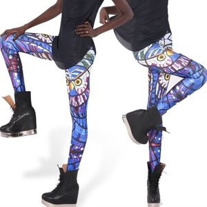 Blackmilk Glass Owl Leggings XS